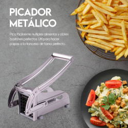 Picador de Papas a la francesa y Verduras Metálico