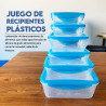 Set Recicpientes con Tapa en Silicona