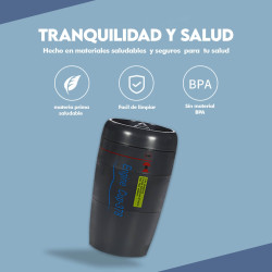 Vaso Viajero Turbina - Mezclador Magnético