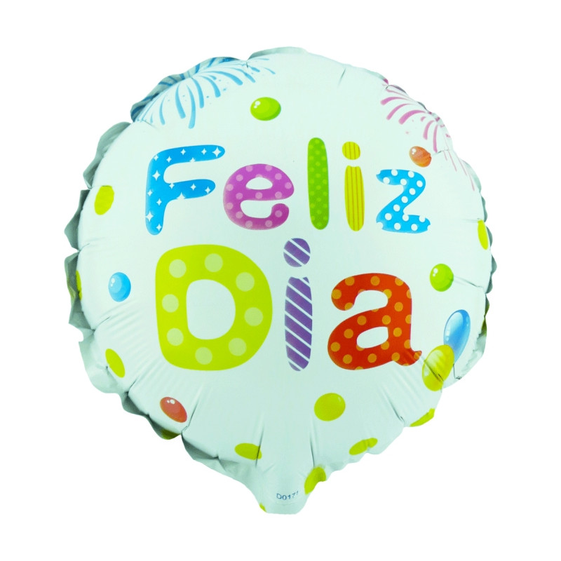 Globo M10" Redondo Feliz Día 2