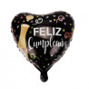 Globo M18" Corazón Feliz Cumpleaños