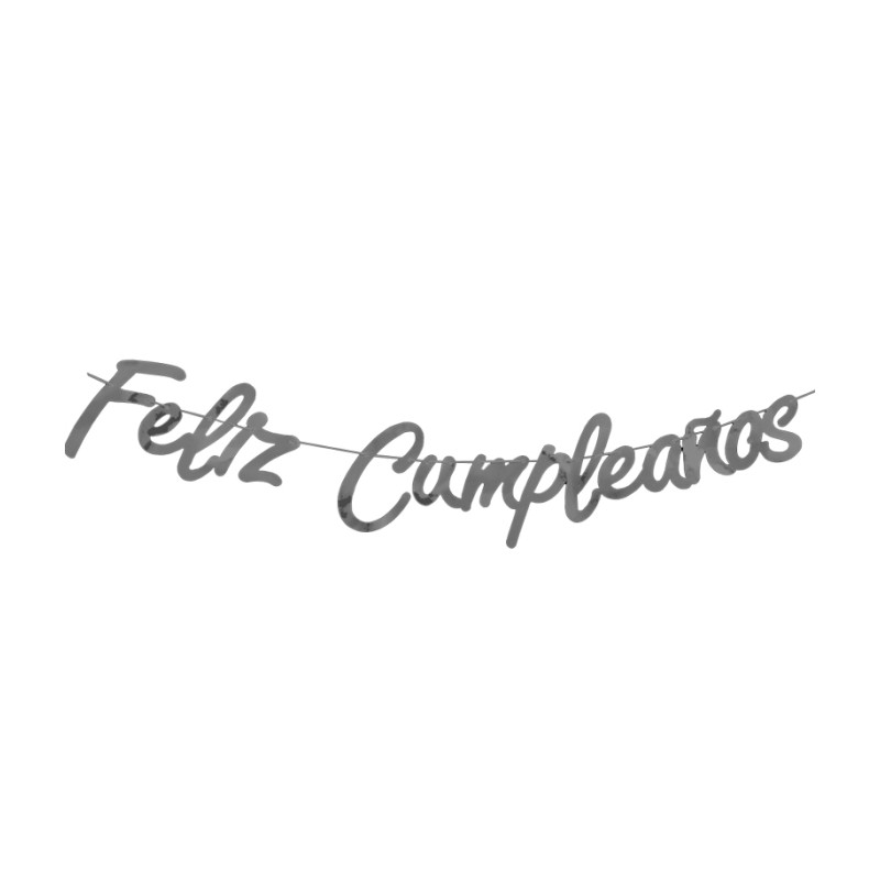 Festón Feliz Cumpleaños Cursivo