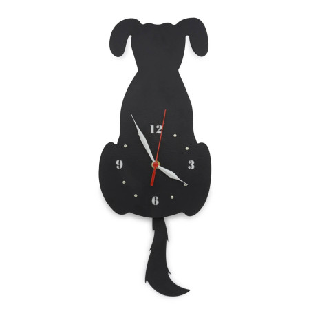 Reloj Pendulo en Forma de Perro, Reloj de Perro que mueve la cola.