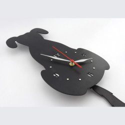 Reloj Pendulo en Forma de Perro, Reloj de Perro que mueve la cola.