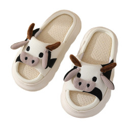 Pantuflas Antideslizantes Vaca